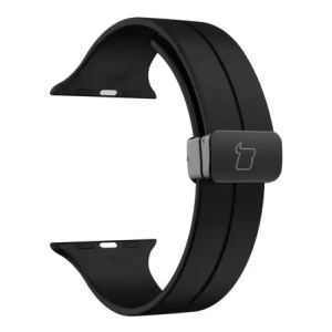 Hurtownia GSM - Silikonový pásek Bizon Strap Watch Silicone pro Apple Watch 44/45/46/49 mm černý - BIZ6169 - {ean13} - Hurt