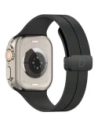 Hurtownia GSM - Ceas de mână Bizon cu curea din silicon Apple Watch 44/45/46/49 mm negru - BIZ6169 - {ean13} - Hurt