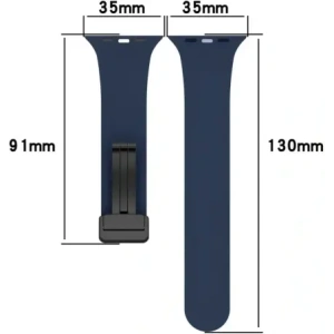 Hurtownia GSM - Silikonový pásek Bizon Strap Watch Silicone do Apple Watch 44/45/46/49 mm modrý - BIZ6170 - {ean13} - Hurt