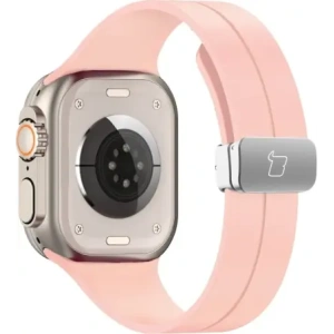 Hurtownia GSM - Silikonový pásek Bizon Strap Watch Silicone do Apple Watch 44/45/46/49 mm růžový - BIZ6171 - {ean13} - Hurt