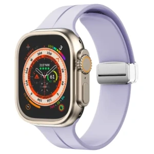 Hurtownia GSM - Silikonový pásek Bizon Strap Watch Silicone do Apple Watch 44/45/46/49 mm levandulový - BIZ6172 - {ean13} - Hurt