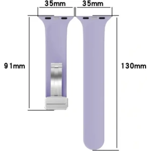 Hurtownia GSM - Silikonový pásek Bizon Strap Watch Silicone do Apple Watch 44/45/46/49 mm levandulový - BIZ6172 - {ean13} - Hurt