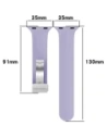Wholesale Bizon Strap Watch Silicone Apple Watch 44/45/46/49 mm lavender - BIZ6172 - {ean13} - Hurt