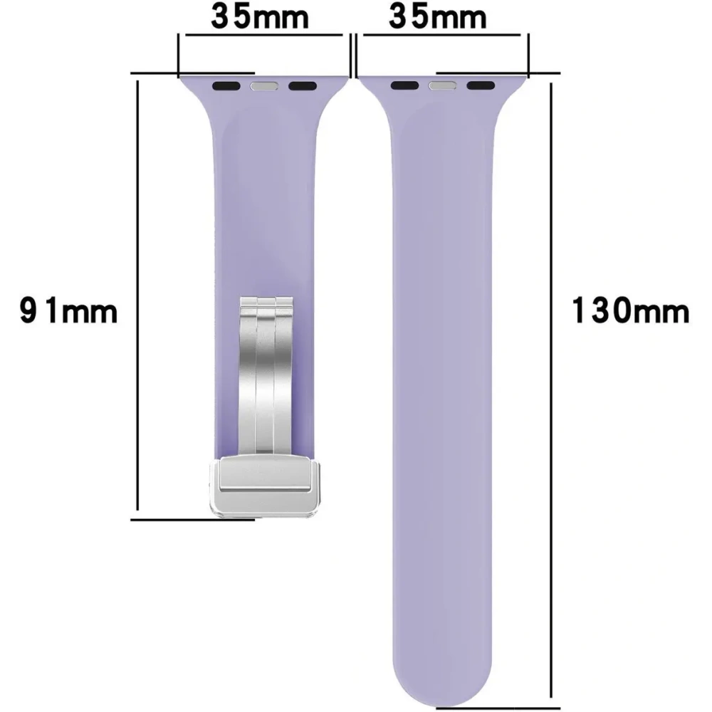 Hurtownia GSM - Bizon Strap Watch Silicone Apple Watch 44/45/46/49 mm lavandă - BIZ6172 - {ean13} - Hurt