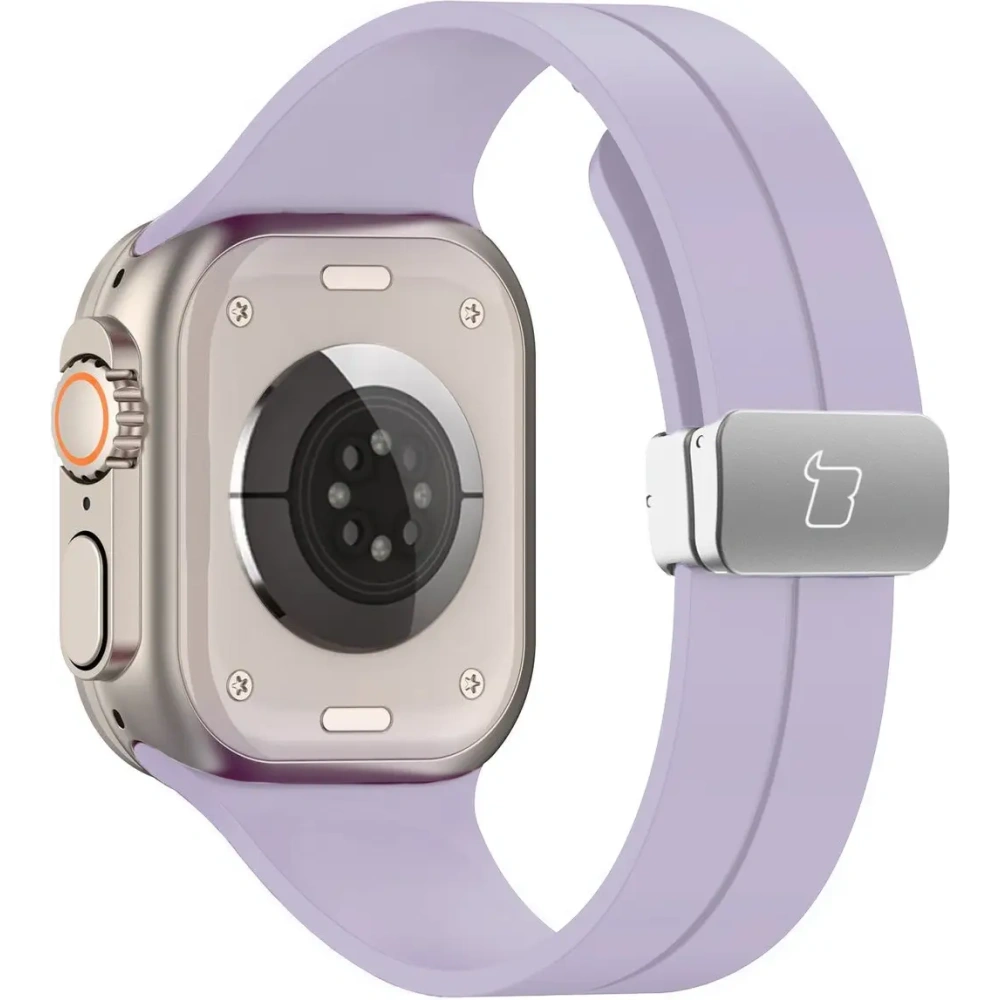 Hurtownia GSM - Bizon Strap Watch Silicone Apple Watch 44/45/46/49 mm lavandă - BIZ6172 - {ean13} - Hurt