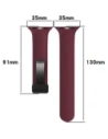 Hurtownia GSM - Ceas cu curea din silicon Bizon Apple Watch 44/45/46/49 mm burgund. - BIZ6173 - {ean13} - Hurt