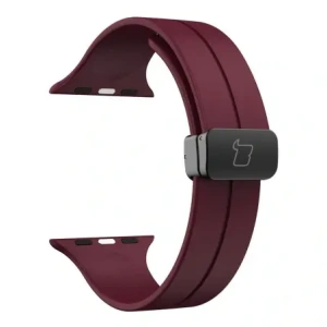 Hurtownia GSM - Silikonový pásek Bizon Strap Watch Silicone do Apple Watch 44/45/46/49 mm burgundský - BIZ6173 - {ean13} - Hurt
