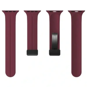 Hurtownia GSM - Silikonový pásek Bizon Strap Watch Silicone do Apple Watch 44/45/46/49 mm burgundský - BIZ6173 - {ean13} - Hurt