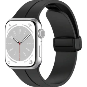 Hurtownia GSM - Silikonový pásek Bizon Strap Watch Silicone do Apple Watch 38/40/41/42 mm černý - BIZ6174 - {ean13} - Hurt