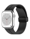 Bizon szíjas óra szilikon Apple óra 38/40/41/42 mm fekete