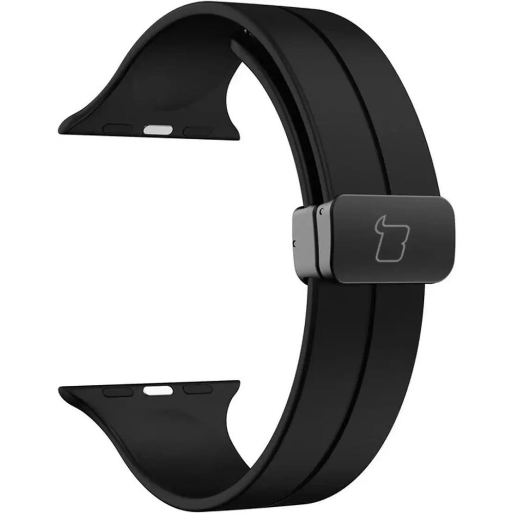 Hurtownia GSM - Silikonový pásek Bizon Strap Watch Silicone do Apple Watch 38/40/41/42 mm černý - BIZ6174 - {ean13} - Hurt