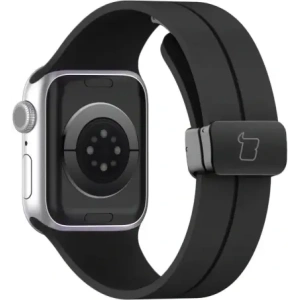 Hurtownia GSM - Ceas cu curea din silicon Bizon Apple Watch 38/40/41/42 mm negru - BIZ6174 - {ean13} - Hurt