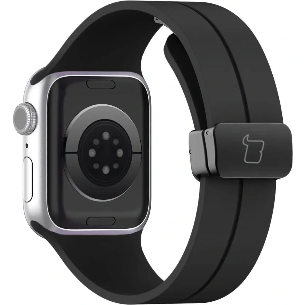 Hurtownia GSM - Silikonový pásek Bizon Strap Watch Silicone do Apple Watch 38/40/41/42 mm černý - BIZ6174 - {ean13} - Hurt