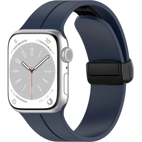 Silikonowy pasek Bizon Strap Watch Silicone do Apple Watch 38/40/41/42 mm granatowy