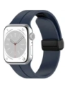 Silikonový pásek Bizon Strap Watch Silicone do Apple Watch 38/40/41/42 mm tmavě modrý