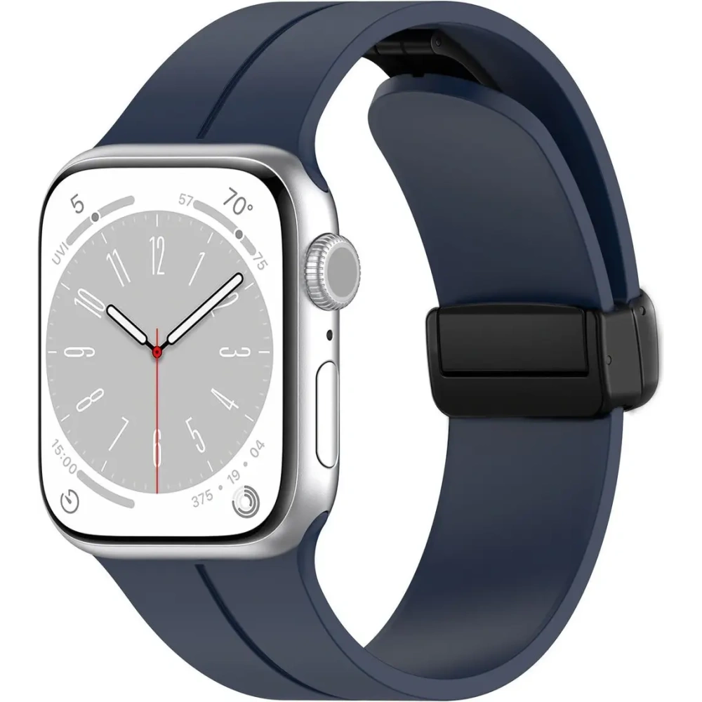 Hurtownia GSM - Bizon Strap Watch Silicone Apple Watch 38/40/41/42 mm albastru închis - BIZ6175 - {ean13} - Hurt