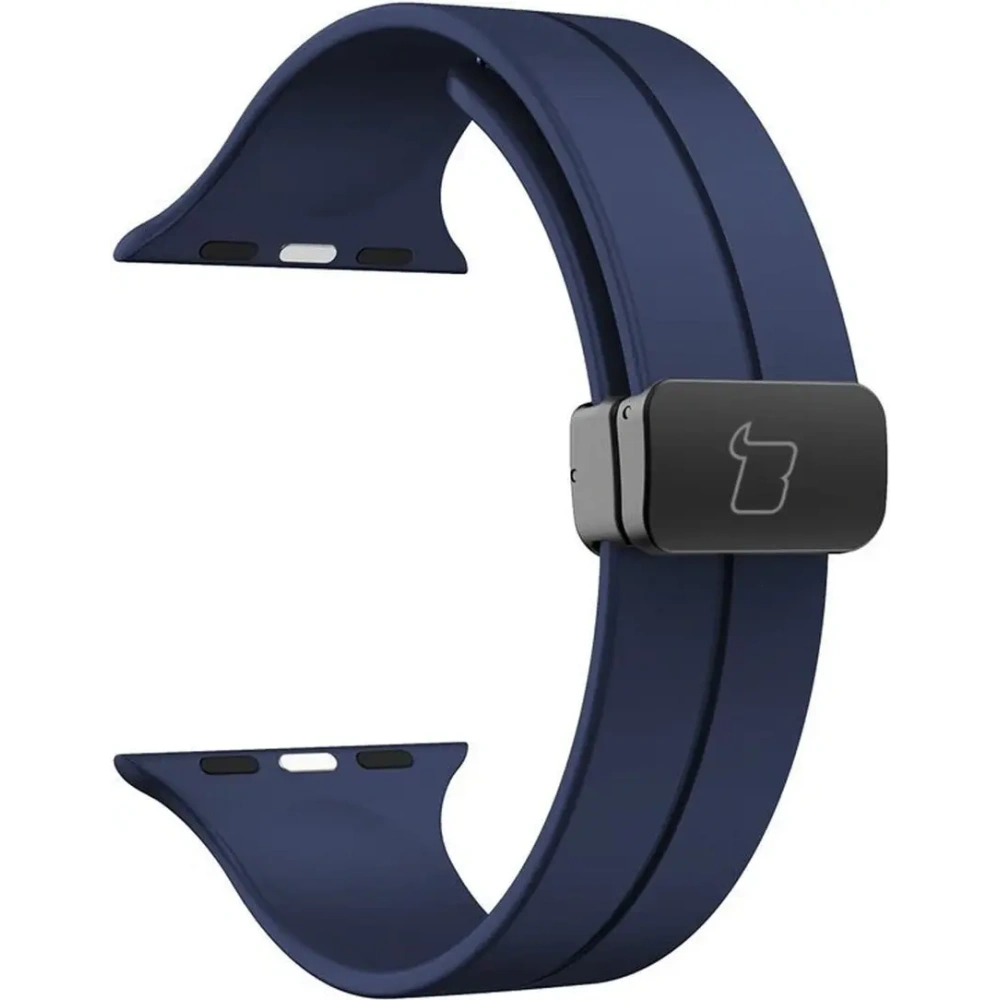 Hurtownia GSM - Bizon Strap Watch Silicone Apple Watch 38/40/41/42 mm albastru închis - BIZ6175 - {ean13} - Hurt