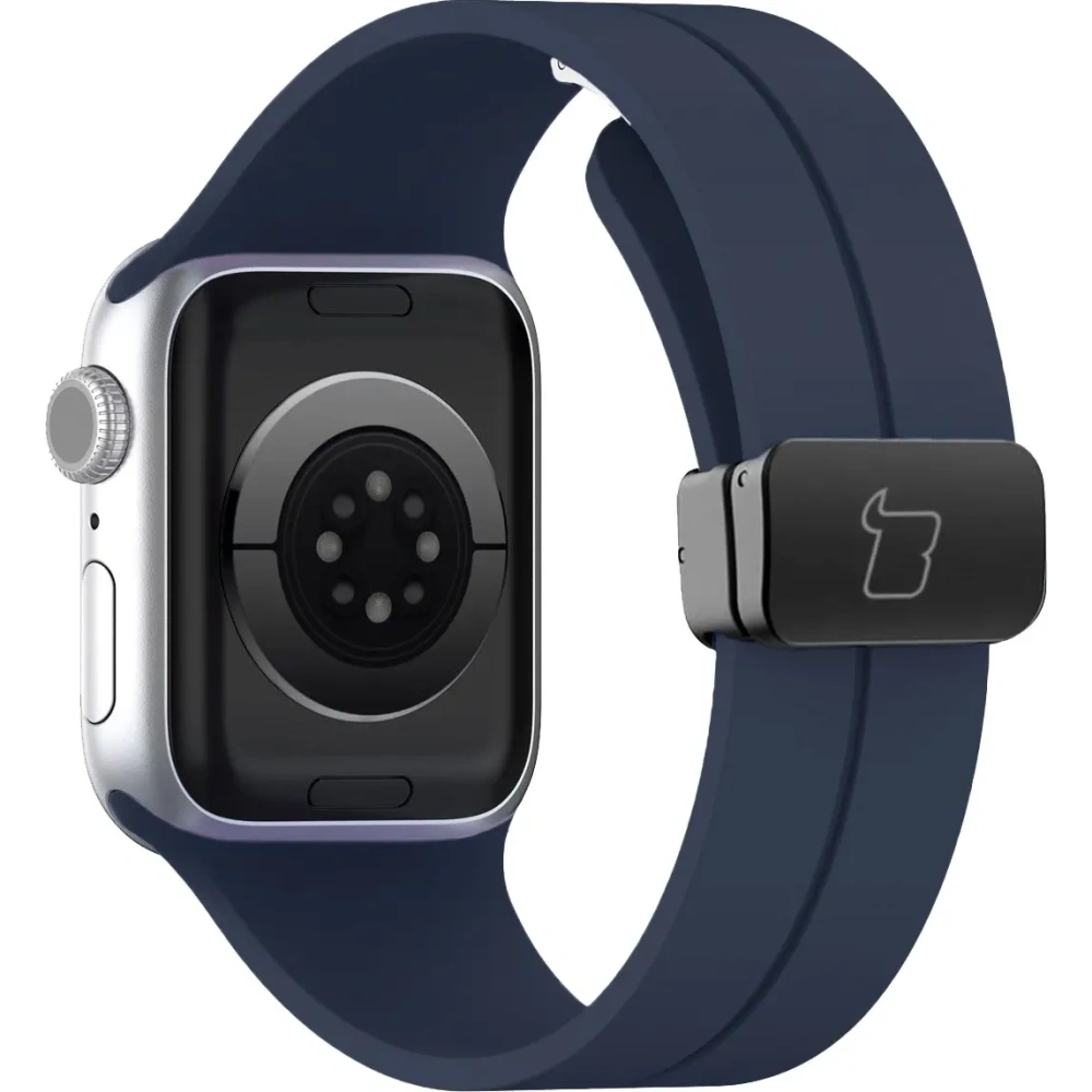 Hurtownia GSM - Bizon strapás óra szilikon Apple óra 38/40/41/42 mm tengerészkék - BIZ6175 - {ean13} - Hurt