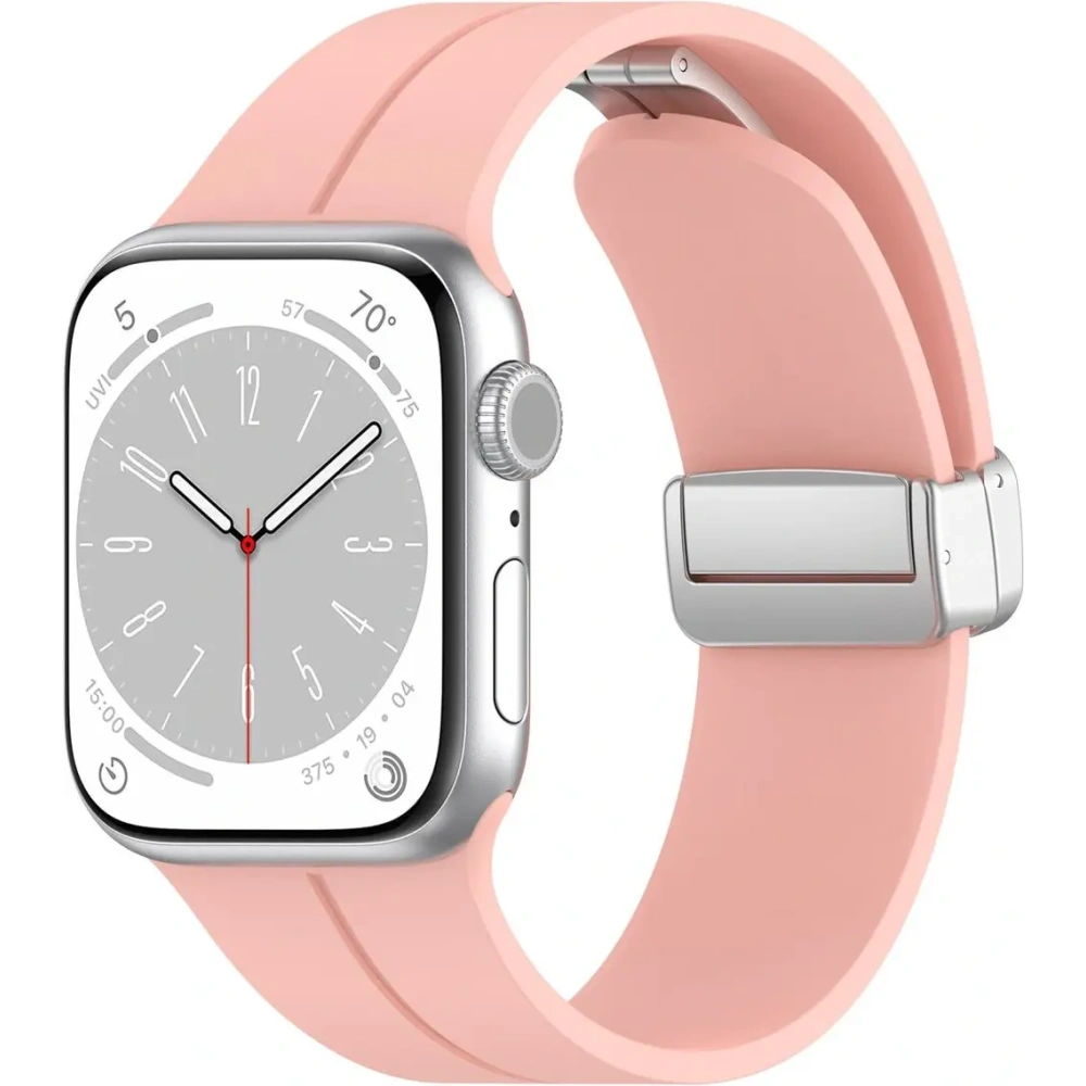 Hurtownia GSM - Silikonový pásek Bizon Strap Watch Silicone do Apple Watch 38/40/41/42 mm růžový - BIZ6176 - {ean13} - Hurt
