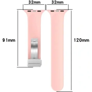 Hurtownia GSM - Bizon Strap Watch Silicone Apple Watch 38/40/41/42 mm roz - BIZ6176 - {ean13} - Hurt