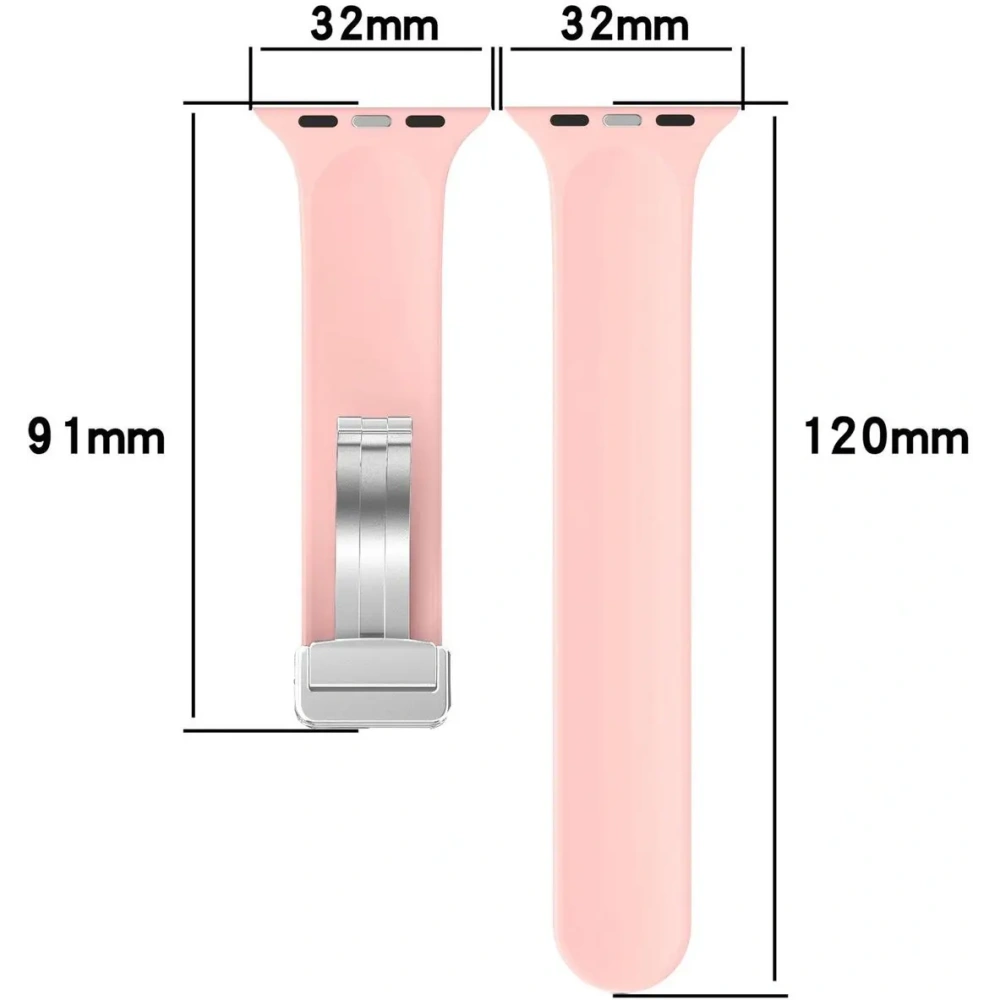 Hurtownia GSM - Silikonový pásek Bizon Strap Watch Silicone do Apple Watch 38/40/41/42 mm růžový - BIZ6176 - {ean13} - Hurt