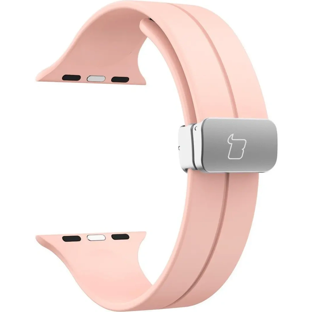 Hurtownia GSM - Silikonový pásek Bizon Strap Watch Silicone do Apple Watch 38/40/41/42 mm růžový - BIZ6176 - {ean13} - Hurt