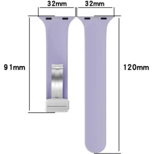 Hurtownia GSM - Silikonový pás Bison Strap Watch Silicone do Apple Watch 38/40/41/42 mm levandulový - BIZ6177 - {ean13} - Hurt