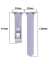 Wholesale Bizon Strap Watch Silicone Apple Watch 38/40/41/42 mm lavender - BIZ6177 - {ean13} - Hurt
