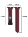 Hurtownia GSM - Bizon Strap Watch Silicone Apple Watch 38/40/41/42 mm burgundă - BIZ6178 - {ean13} - Hurt