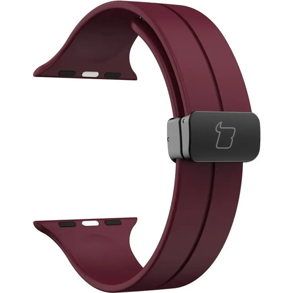 Hurtownia GSM - Silikonový pásek Bizon Strap Watch Silicone do Apple Watch 38/40/41/42 mm burgundský - BIZ6178 - {ean13} - Hurt