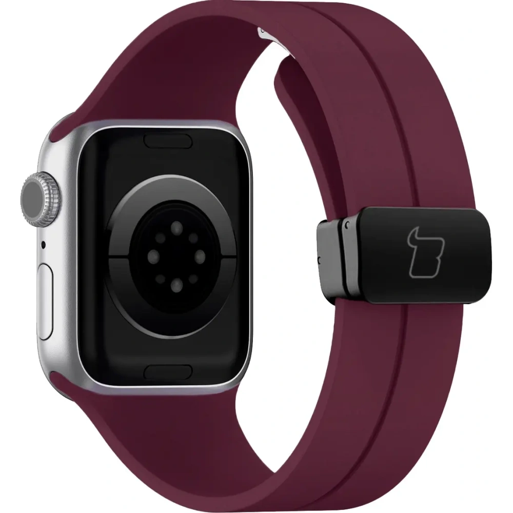 Hurtownia GSM - Bizon Strap Watch Silicone Apple Watch 38/40/41/42 mm bordó - BIZ6178 - {ean13} - Hurt