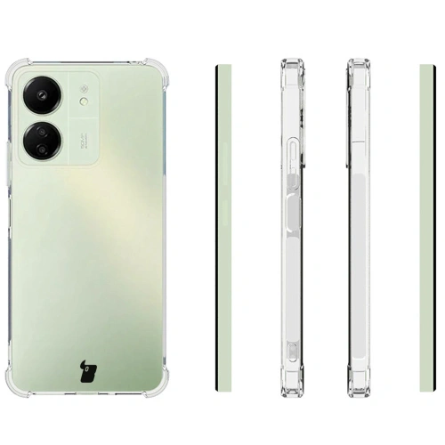 Etui + 2x szkło na ekran Bizon Case Clear Pack do Xiaomi Redmi 4G przezroczyste