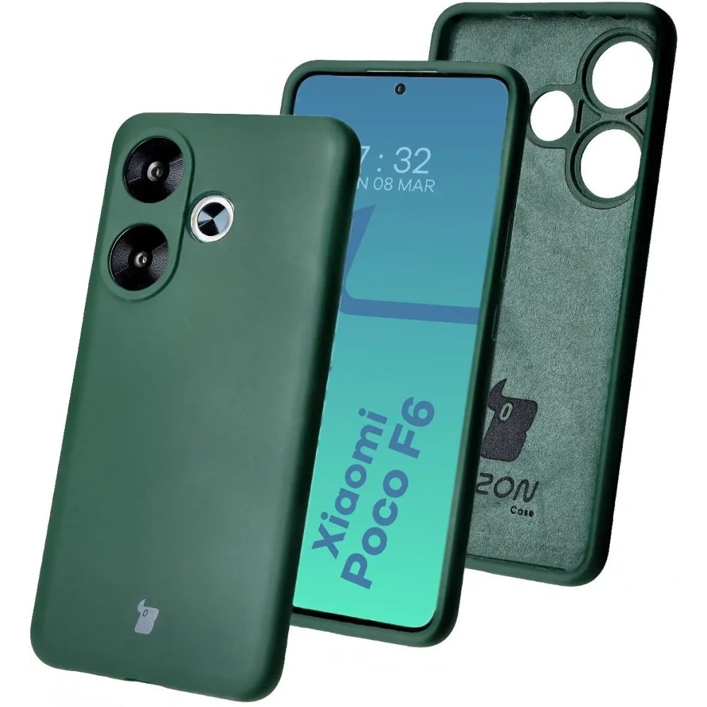 Hurtownia GSM - Bizon Soft Case Xiaomi Poco F6 sötétzöld - BIZ6181 - {ean13} - Hurt