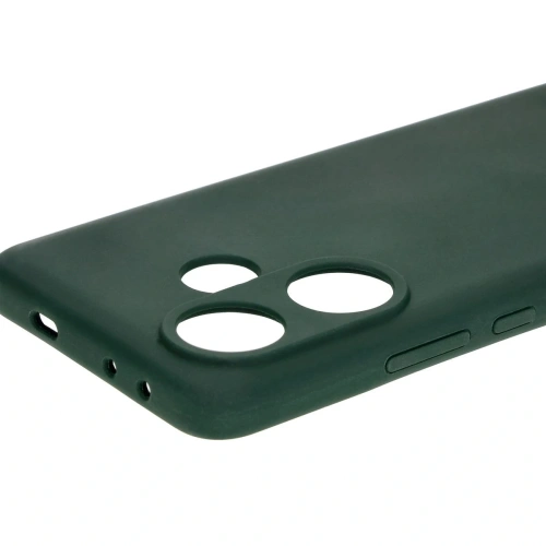 Silikonowe etui Bizon Soft Case do Xiaomi Poco F6 ciemnozielone