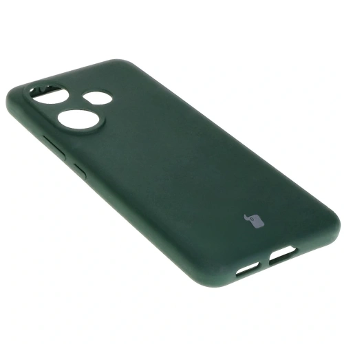 Silikonowe etui Bizon Soft Case do Xiaomi Poco F6 ciemnozielone