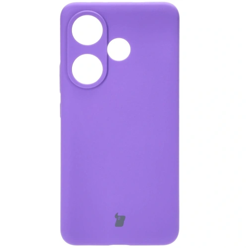 Silikonowe etui Bizon Soft Case do Xiaomi Poco F6 fioletowe