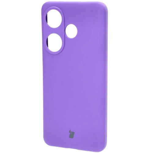 Silikonowe etui Bizon Soft Case do Xiaomi Poco F6 fioletowe