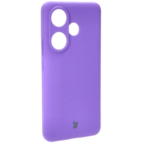 Silikonowe etui Bizon Soft Case do Xiaomi Poco F6 fioletowe