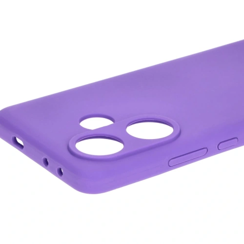 Silikonowe etui Bizon Soft Case do Xiaomi Poco F6 fioletowe