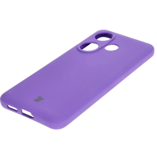 Silikonowe etui Bizon Soft Case do Xiaomi Poco F6 fioletowe