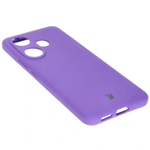 Silikonowe etui Bizon Soft Case do Xiaomi Poco F6 fioletowe