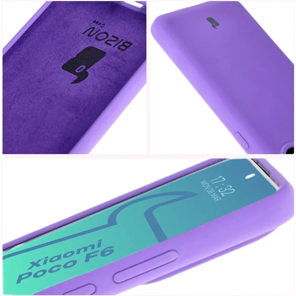 Hurtownia GSM - Bizon Soft Case Xiaomi Poco F6 lila - BIZ6182 - {ean13} - Hurt