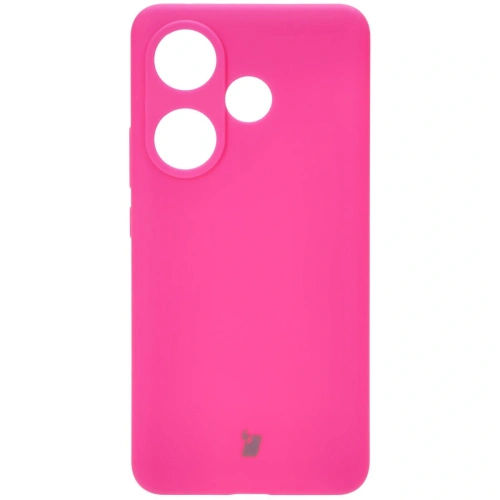 Silikonowe etui Bizon Soft Case do Xiaomi Poco F6 neonowo-różowe