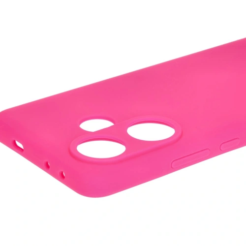 Silikonowe etui Bizon Soft Case do Xiaomi Poco F6 neonowo-różowe