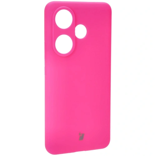 Silikonowe etui Bizon Soft Case do Xiaomi Poco F6 neonowo-różowe