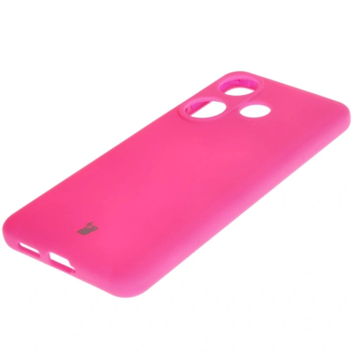 Silikonowe etui Bizon Soft Case do Xiaomi Poco F6 neonowo-różowe