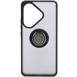 Hurtownia GSM - Caz hybrid de bizon Ring Xiaomi Poco F6 smoky cu un cadru negru - BIZ6184 - {ean13} - Hurt