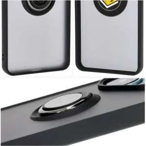 Wholesale Bizon Case Hybrid Ring Xiaomi Poco F6 smoky with a black frame - BIZ6184 - {ean13} - Hurt