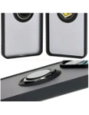 Hurtownia GSM - Bizon Case Hybrid Ring Xiaomi Poco F6 rauchig mit einem schwarzen Rahmen - BIZ6184 - {ean13} - Hurt