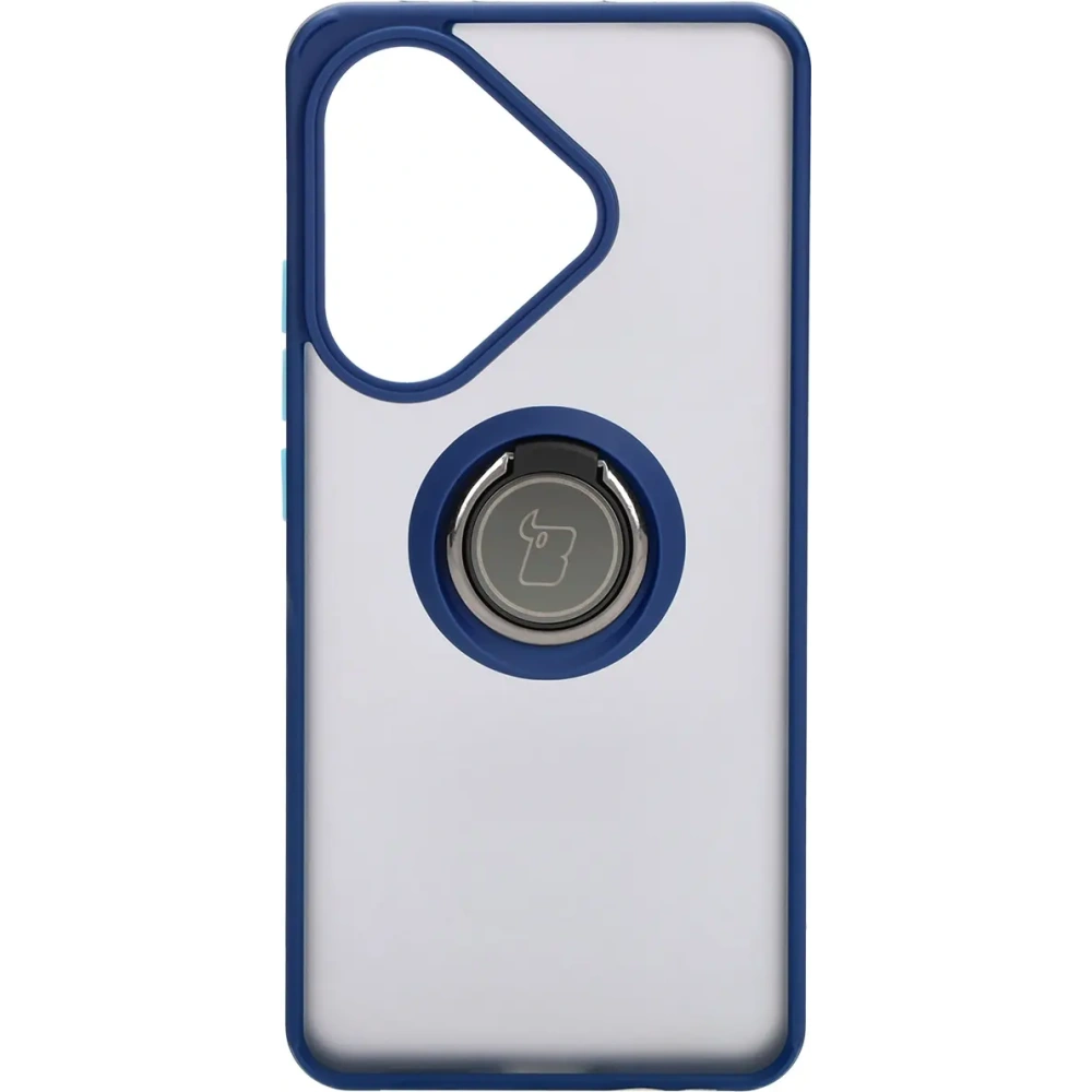 Hurtownia GSM - Bizon Case Hybrid Gyűrű Xiaomi Poco F6 füstös navy kék kerettel - BIZ6185 - {ean13} - Hurt